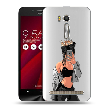 Пластиковый чехол на ASUS ZenFone Go 5.5 с принтом Женские принты