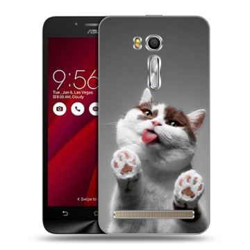 Пластиковый чехол на ASUS ZenFone Go 5.5 с принтом Коты