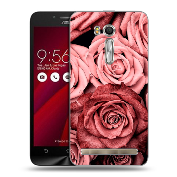 Пластиковый чехол на ASUS ZenFone Go 5.5 с принтом Цветы розы