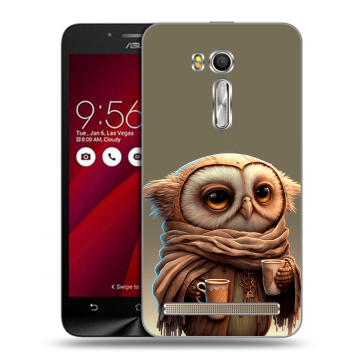 Пластиковый чехол на ASUS ZenFone Go 5.5 с принтом Сова