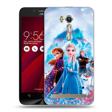 Пластиковый чехол на ASUS Zenfone Go 5.5 с принтом Холодное сердце Frozen Пластиковый чехол на ASUS Zenfone Go 5.5 с принтом Холодное сердце Frozen