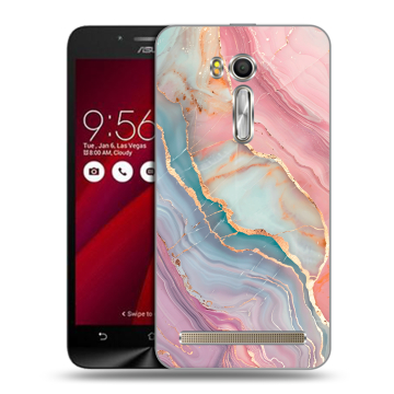 Пластиковый чехол на ASUS Zenfone Go 5.5 с принтом розовый мрамор Пластиковый чехол на ASUS Zenfone Go 5.5 с принтом розовый мрамор