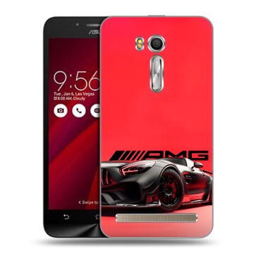 Пластиковый чехол на ASUS Zenfone Go 5.5 с принтом Мерседес Mercedes AMG