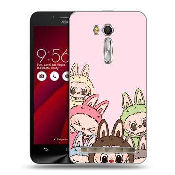 Пластиковый чехол на ASUS Zenfone Go 5.5 с принтом Лабубу
