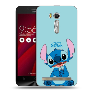 Пластиковый чехол на ASUS Zenfone Go 5.5 с принтом Лило и Стич