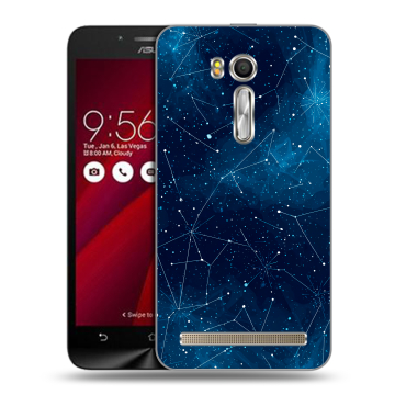 Пластиковый чехол на ASUS Zenfone Go 5.5 с принтом Космос звезды