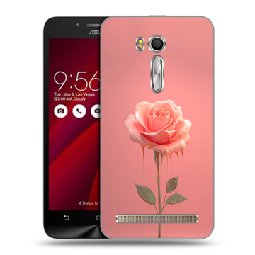 Пластиковый чехол на ASUS Zenfone Go 5.5 с принтом Розовая роза