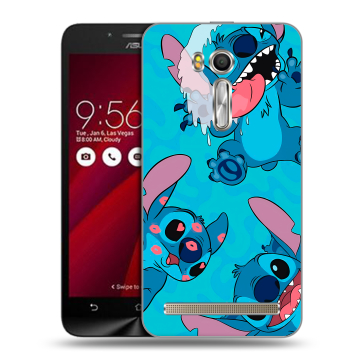 Пластиковый чехол на ASUS Zenfone Go 5.5 с принтом Лило и Стич