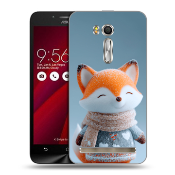 Пластиковый чехол на ASUS Zenfone Go 5.5 с принтом Лиса