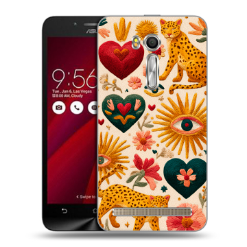 Пластиковый чехол на ASUS Zenfone Go 5.5 с принтом Модный принт