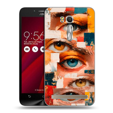 Пластиковый чехол на ASUS Zenfone Go 5.5 с принтом Модный принт