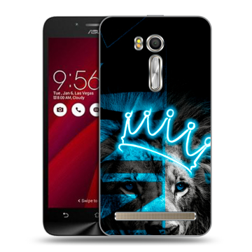 Пластиковый чехол на ASUS Zenfone Go 5.5 с принтом Король лев