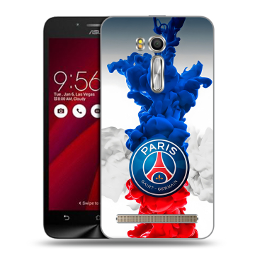 Пластиковый чехол на ASUS Zenfone Go 5.5 с принтом PSG ПСЖ