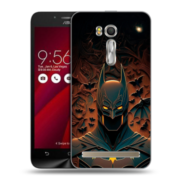 Пластиковый чехол на ASUS Zenfone Go 5.5 с принтом Batman Бэтмен