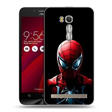 Пластиковый чехол на ASUS Zenfone Go 5.5 с принтом Spiderman Человек паук