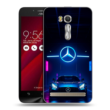 Пластиковый чехол на ASUS Zenfone Go 5.5 с принтом Mercedes Мерседес Пластиковый чехол на ASUS Zenfone Go 5.5 с принтом Mercedes Мерседес