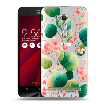 Пластиковый чехол на ASUS Zenfone Go 5.5 с принтом женский