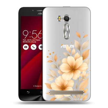 Пластиковый чехол на ASUS Zenfone Go 5.5 с принтом для девушки