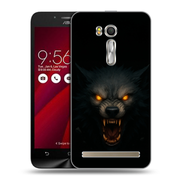 Пластиковый чехол на ASUS Zenfone Go 5.5 с принтом Волк