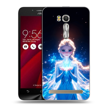 Пластиковый чехол на ASUS Zenfone Go 5.5 с принтом Холодное сердце Frozen Пластиковый чехол на ASUS Zenfone Go 5.5 с принтом Холодное сердце Frozen