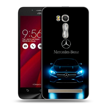 Пластиковый чехол на ASUS Zenfone Go 5.5 с принтом Mercedes Мерседес