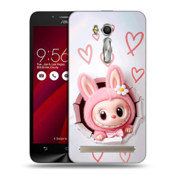 Пластиковый чехол на ASUS Zenfone Go 5.5 с принтом Labubu Лабубу