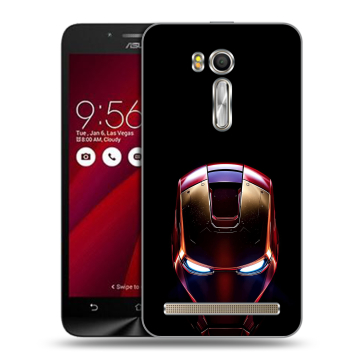 Пластиковый чехол на ASUS Zenfone Go 5.5 с принтом IronMan Железный человек Пластиковый чехол на ASUS Zenfone Go 5.5 с принтом IronMan Железный человек