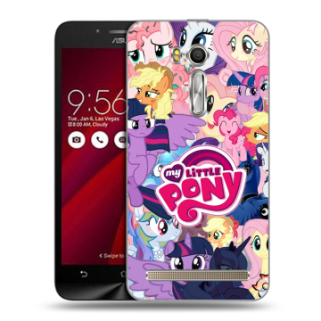 Пластиковый чехол на ASUS Zenfone Go 5.5 с принтом My little pony Дружба чудо