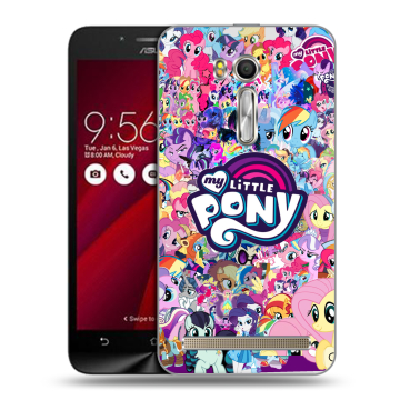 Пластиковый чехол на ASUS Zenfone Go 5.5 с принтом My little pony Дружба чудо Пластиковый чехол на ASUS Zenfone Go 5.5 с принтом My little pony Дружба чудо