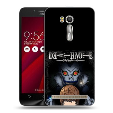 Пластиковый чехол на ASUS Zenfone Go 5.5 с принтом Death note Тетрадь смерти