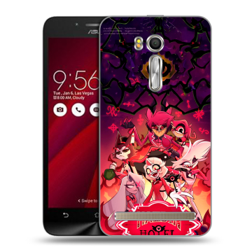 Пластиковый чехол на ASUS Zenfone Go 5.5 с принтом Hazbin Hotel Отель Хазбин Пластиковый чехол на ASUS Zenfone Go 5.5 с принтом Hazbin Hotel Отель Хазбин