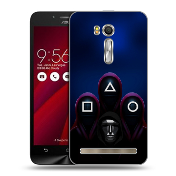 Пластиковый чехол на ASUS Zenfone Go 5.5 с принтом Игра Кальмара Пластиковый чехол на ASUS Zenfone Go 5.5 с принтом Игра Кальмара