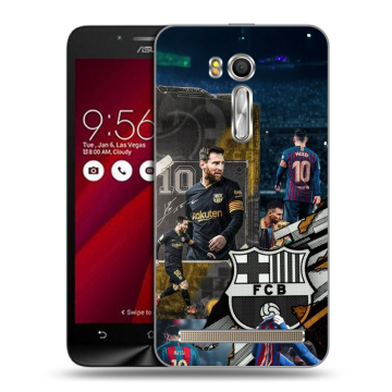 Пластиковый чехол на ASUS Zenfone Go 5.5 с принтом Messi Barcelona Пластиковый чехол на ASUS Zenfone Go 5.5 с принтом Messi Barcelona