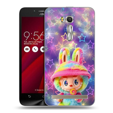 Пластиковый чехол на ASUS Zenfone Go 5.5 с принтом Labubu Лабубу Пластиковый чехол на ASUS Zenfone Go 5.5 с принтом Labubu Лабубу