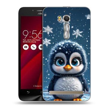 Пластиковый чехол на ASUS Zenfone Go 5.5 с принтом Новый год Пластиковый чехол на ASUS Zenfone Go 5.5 с принтом Новый год