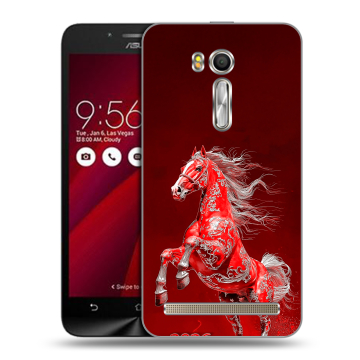 Пластиковый чехол на ASUS Zenfone Go 5.5 с принтом Новый год Пластиковый чехол на ASUS Zenfone Go 5.5 с принтом Новый год