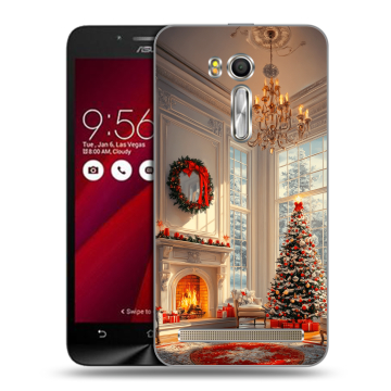 Пластиковый чехол на ASUS Zenfone Go 5.5 с принтом Новый год Пластиковый чехол на ASUS Zenfone Go 5.5 с принтом Новый год