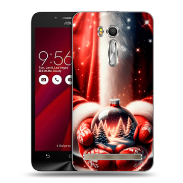 Пластиковый чехол на ASUS Zenfone Go 5.5 с принтом Новый год Пластиковый чехол на ASUS Zenfone Go 5.5 с принтом Новый год