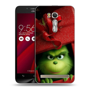 Пластиковый чехол на ASUS Zenfone Go 5.5 с принтом Новый год Пластиковый чехол на ASUS Zenfone Go 5.5 с принтом Новый год