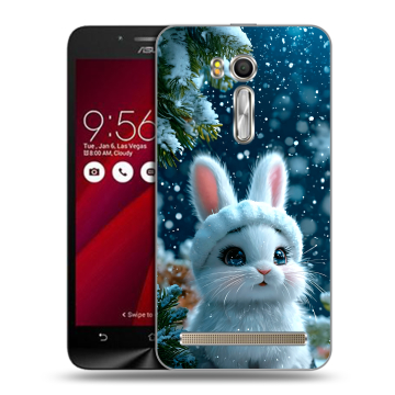 Пластиковый чехол на ASUS Zenfone Go 5.5 с принтом Новый год Пластиковый чехол на ASUS Zenfone Go 5.5 с принтом Новый год