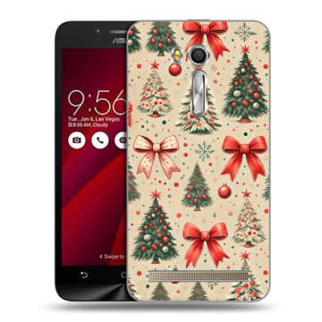 Пластиковый чехол на ASUS Zenfone Go 5.5 с принтом Новый год Пластиковый чехол на ASUS Zenfone Go 5.5 с принтом Новый год