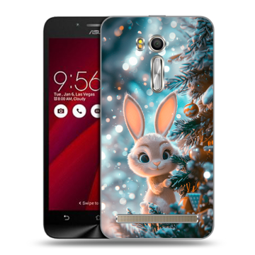 Пластиковый чехол на ASUS Zenfone Go 5.5 с принтом Новый год