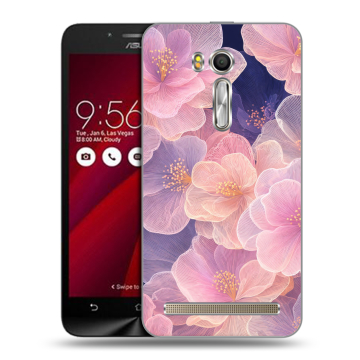 Пластиковый чехол на ASUS Zenfone Go 5.5 с принтом женский