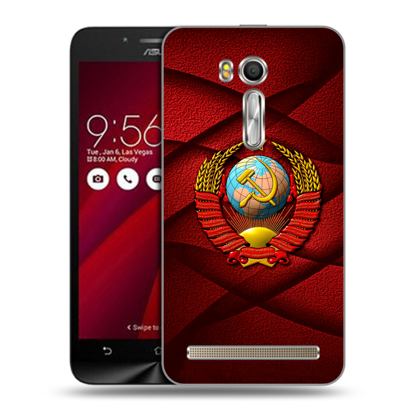 Пластиковый чехол на ASUS Zenfone Go 5.5 с принтом Герб СССР Пластиковый чехол на ASUS Zenfone Go 5.5 с принтом Герб СССР