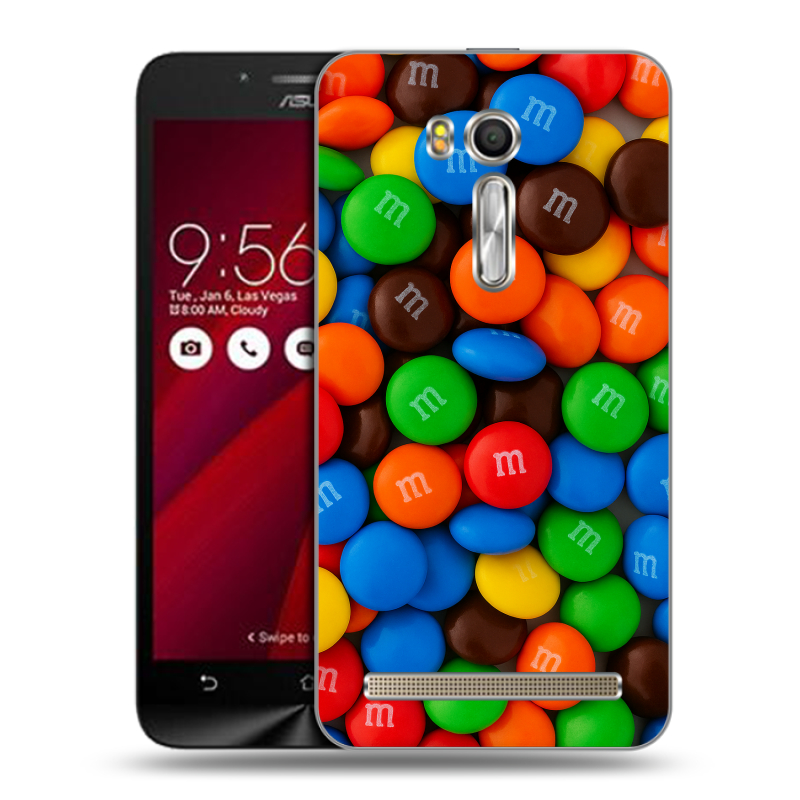 Пластиковый чехол на ASUS Zenfone Go 5.5 с принтом Конфеты Пластиковый чехол на ASUS Zenfone Go 5.5 с принтом Конфеты