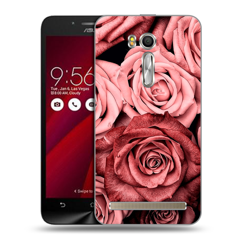 Пластиковый чехол на ASUS Zenfone Go 5.5 с принтом Цветы розы Пластиковый чехол на ASUS Zenfone Go 5.5 с принтом Цветы розы
