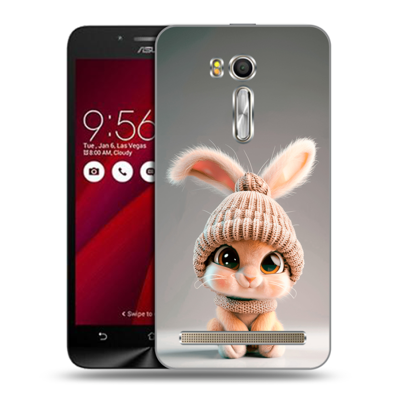 Пластиковый чехол на ASUS Zenfone Go 5.5 с принтом Кролик Пластиковый чехол на ASUS Zenfone Go 5.5 с принтом Кролик