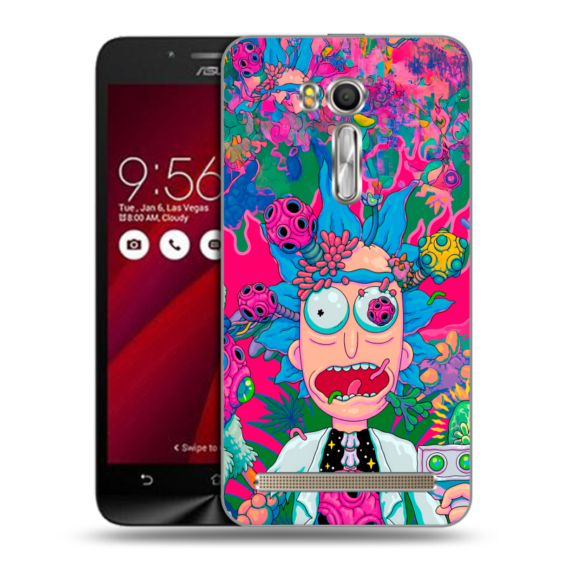 Пластиковый чехол на ASUS Zenfone Go 5.5 с принтом Рик и Морти Rick Morty Пластиковый чехол на ASUS Zenfone Go 5.5 с принтом Рик и Морти Rick Morty