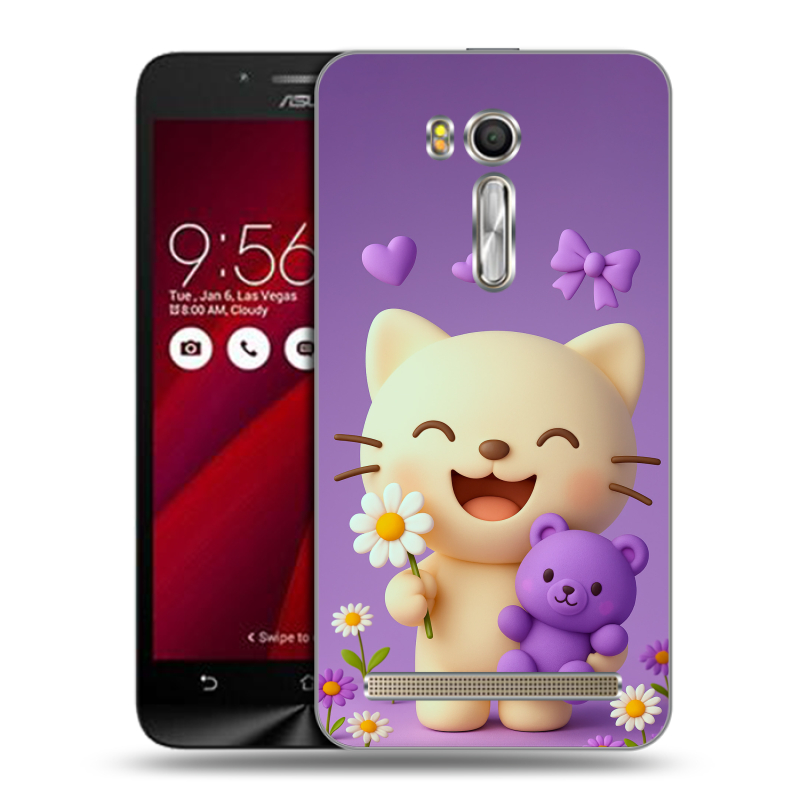 Пластиковый чехол на ASUS Zenfone Go 5.5 с принтом для девочек Пластиковый чехол на ASUS Zenfone Go 5.5 с принтом для девочек