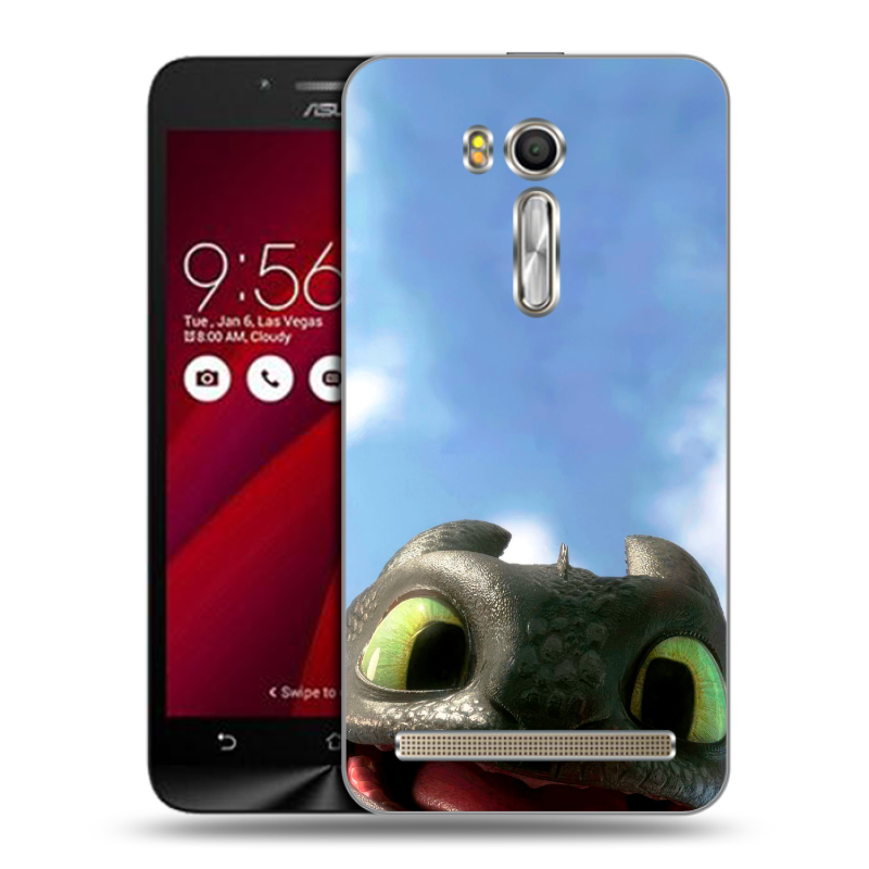 Пластиковый чехол на ASUS Zenfone Go 5.5 с принтом Как приручить дракона Пластиковый чехол на ASUS Zenfone Go 5.5 с принтом Как приручить дракона